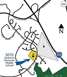 Roberto Clemente Middle School Map