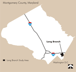 Long Branch Study Area Map