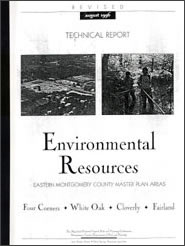 Eastern Montgomery County Master Plan Areas Technical Report cover