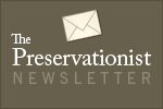 The Preservationist signup button