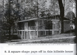 Rock Creek Woods House. Charles Goodman architect. Robert Lautman photographer, House and Home, Nov. 1959 