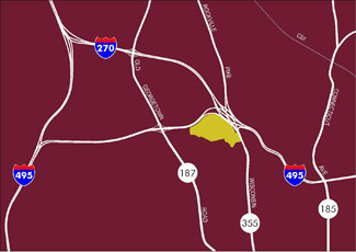 Pooks Hill Locator Map