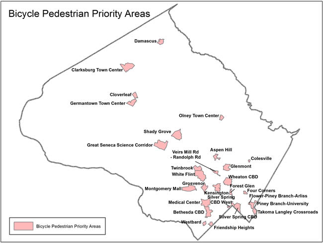 Bicycle Pedestrian Priority Areas