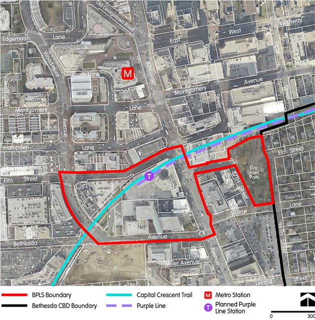 Bethesda Purple Line Station Plan