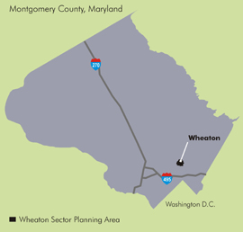 Wheaton locator map