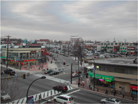 Downtown Wheaton aerial