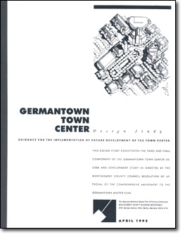 Germantown Town Center Design Study cover