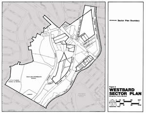 Outline of Boundary from 1982 Sector Plan