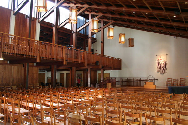 Interior of church
