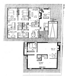 The Franklin Newhall House won a 1956 award in residential architecture co-sponsored by the Washington Chapter of the AIA and the Washington Evening Star.