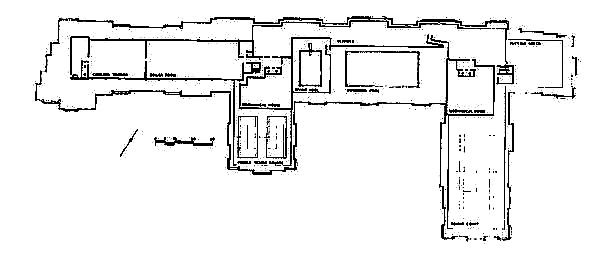 Rooftop floor plan of the Irene