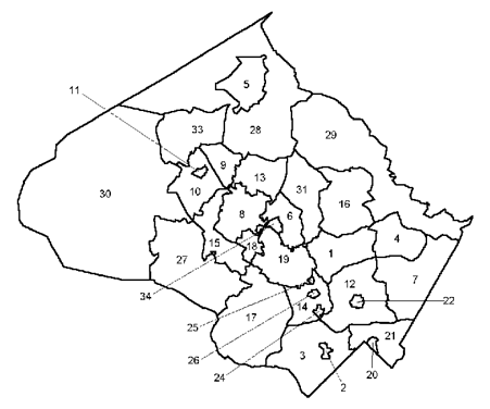 Policy Areas - Montgomery County